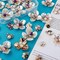 38pcs Rhinestone Pearl Flower Cabochons – Mixed Colors Flatback Faux Pearl Buttons for DIY Jewelry, Hair Accessories, Brooches, Crafts & Home Decor